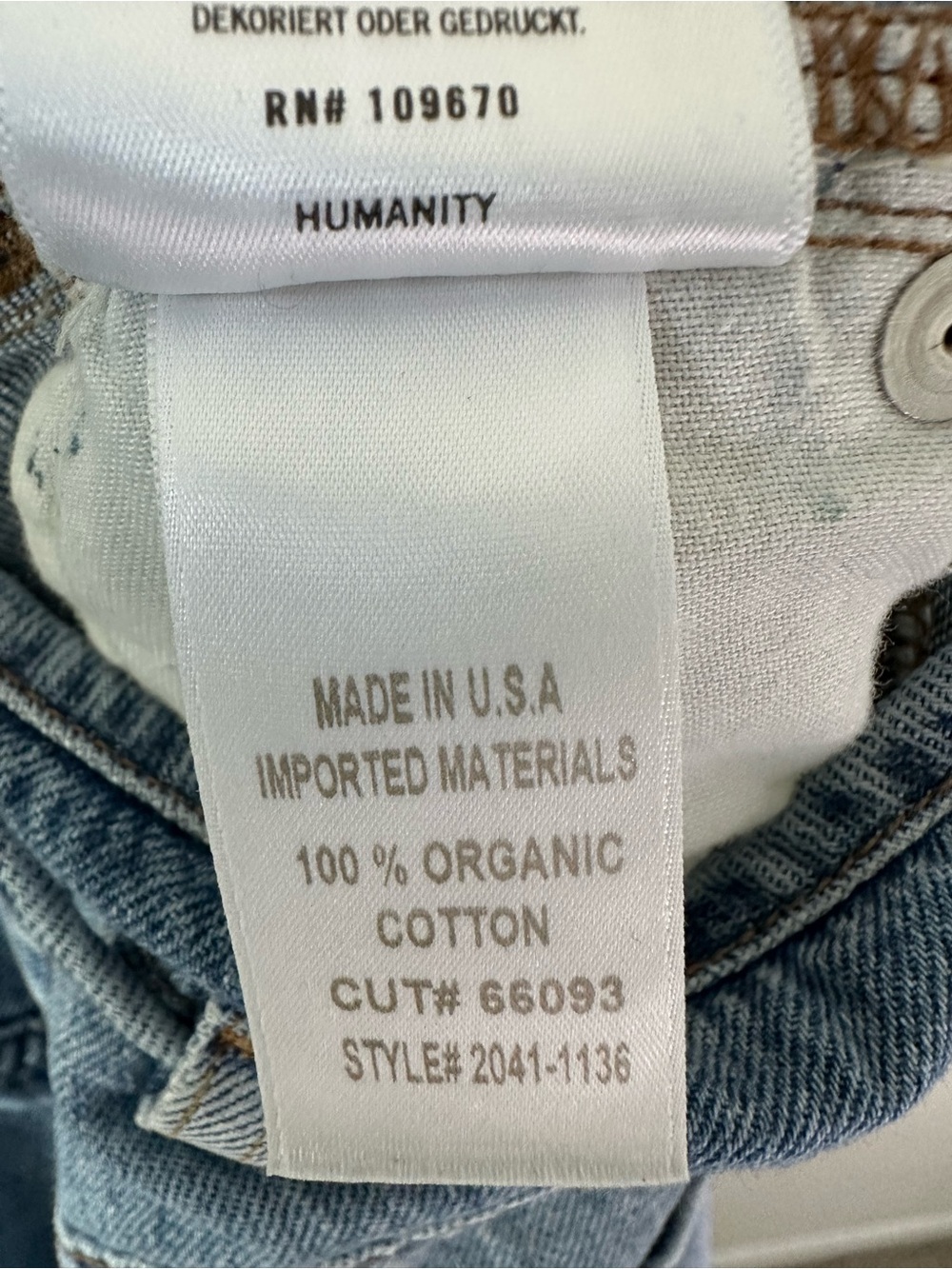 CITIZENS OF HUMANITY Mallory Overalls Denim Blue SZ XS - Picture 8 of 8
